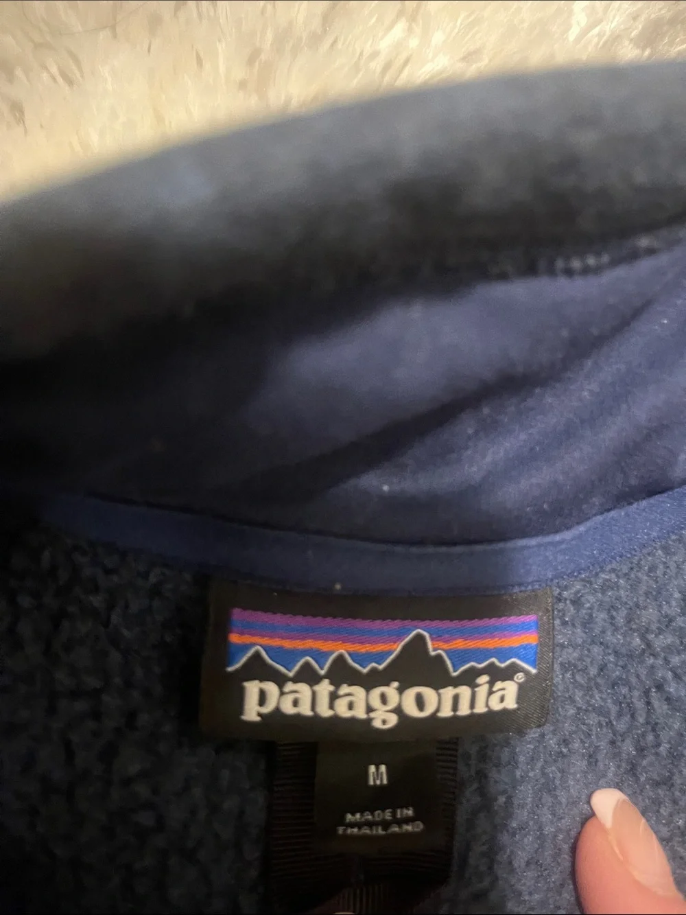 Patagonia Dark Navy Half-Zip Fleece Pullover